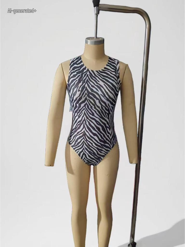 2026 Translucent Night Sky One-Piece Smart Swimsuit (Non-See-Through)