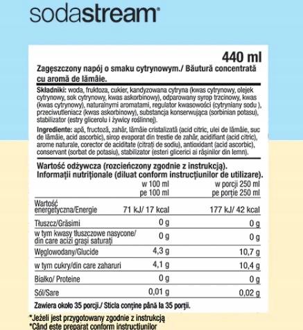Set mit 3 SodaStream-Konzentraten: Cola+Limette+Zitronenlimonade