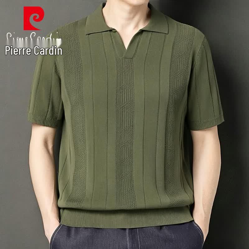 Pierre Cardin Men s Lapel Knit Polo Shirt S