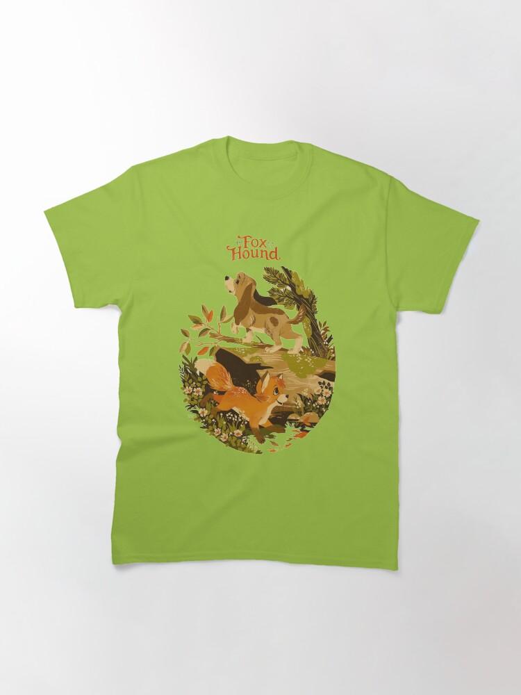 The Animals Cartoon fox and hound cute merch Classic T-Shirt