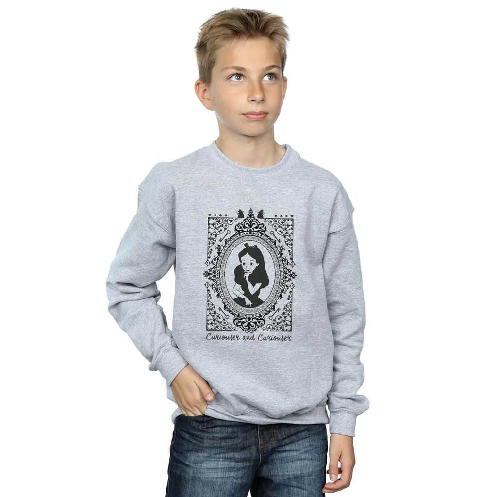 Disney Boys Alice In Wonderland Frame Sweatshirt