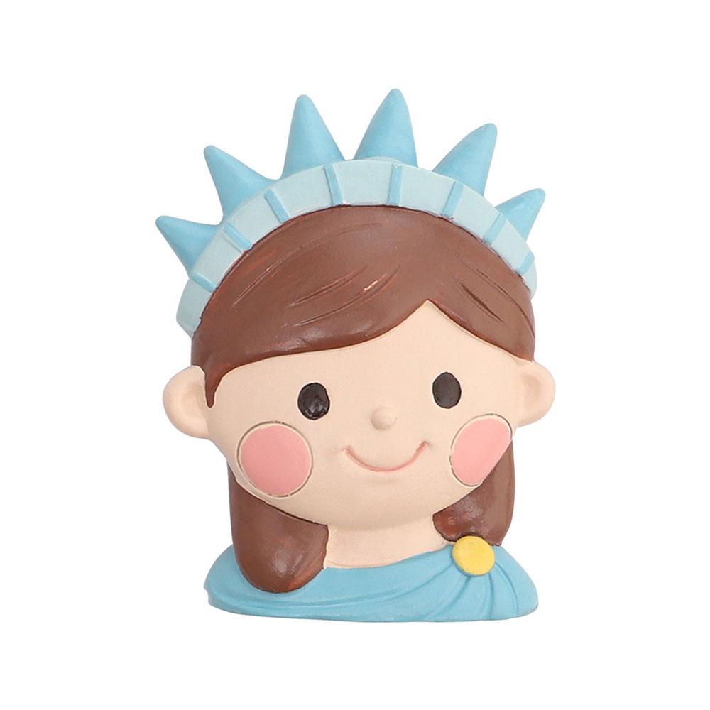 Mini European Creative Resin 3D Three-Dimensional Design Refrigerator Sticker Crafts Home Kitchen Memo Message Simple Decoration