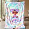 Fantasy Garden Journey Theme blanket Lightweight Warm Flannel Blanket Decorative Throw Blanket for Home Decoration