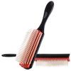Hair Styling Brush 9 Row Hairbrush Salon Hairdressing Straight Curly Hair Comb Brush