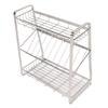 3 Layer Spice Rack Stainless Steel Seasoning Rack Organizer Kitchen Spice Holder for Household
