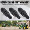3Pcs Fuel Injectors For John Deere Tractors 2210 4010 4100 4110 455 75 AM879688