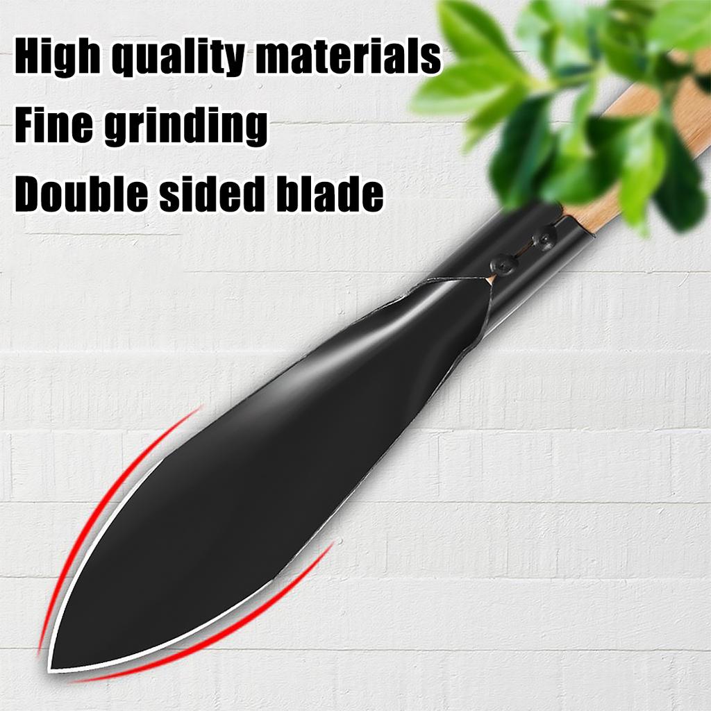 Household Garden Tool Shovel,Stainless Steel Gardening Tool with Wooden Handle,easy To Remove Grass & Dig Soil Transplant Shovel