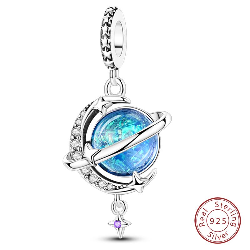 Copper Blue Purple Butterfly Perfume Bottle Starry Sky Air Balloon Charms Beads Fit Diy Bracelets Jewelry