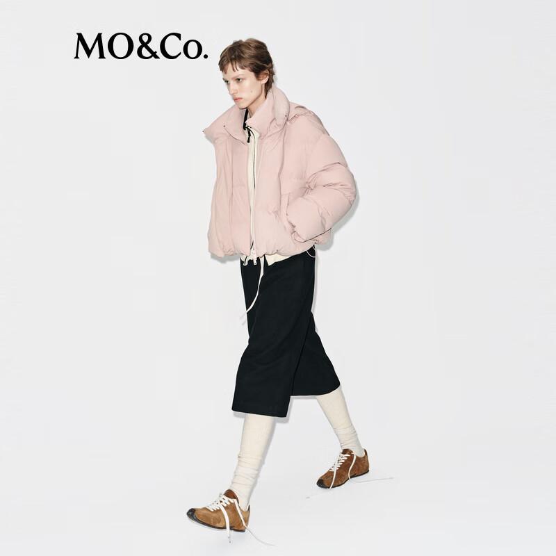 MO&Co. Women's Loose Fit Stand Collar Down Jacket