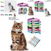 Reflective Nylon Cat Collar With Bell Free Engraving Available In Multiple Colors Suitable For Cats