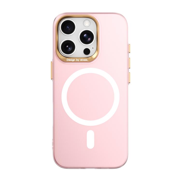 Lightweight Semi Transparent Frosted Magnetic PC Phone Case For iPhone 18 Pro, Anti-Fingerprint Metal Buttons Lens Protection Wireless Charging Cover
