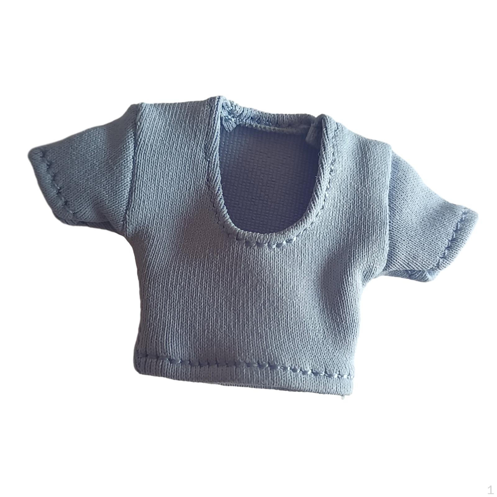 

1/12 женская фигурка рубашка наряды кукла ручной работы декор своими руками одеваются мягкий костюм стильный синий