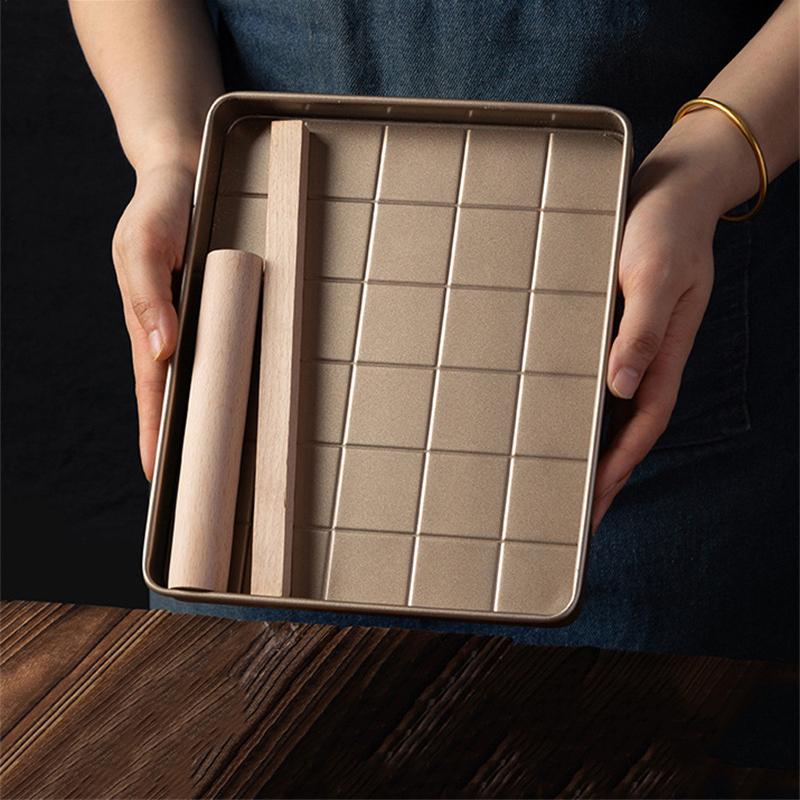 

Высококачественная форма для нуги из углеродистой стали, форма для выпечки в виде снежинки, антипригарное покрытие, охлаждающая пластина для нуги 3PCS