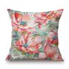 Spring Flower Oil Painting Poppy Sleeping Lily Hydrangeas Peony Home Decoration Art Sofa Throw Pillow Case Linen Cushion Cover