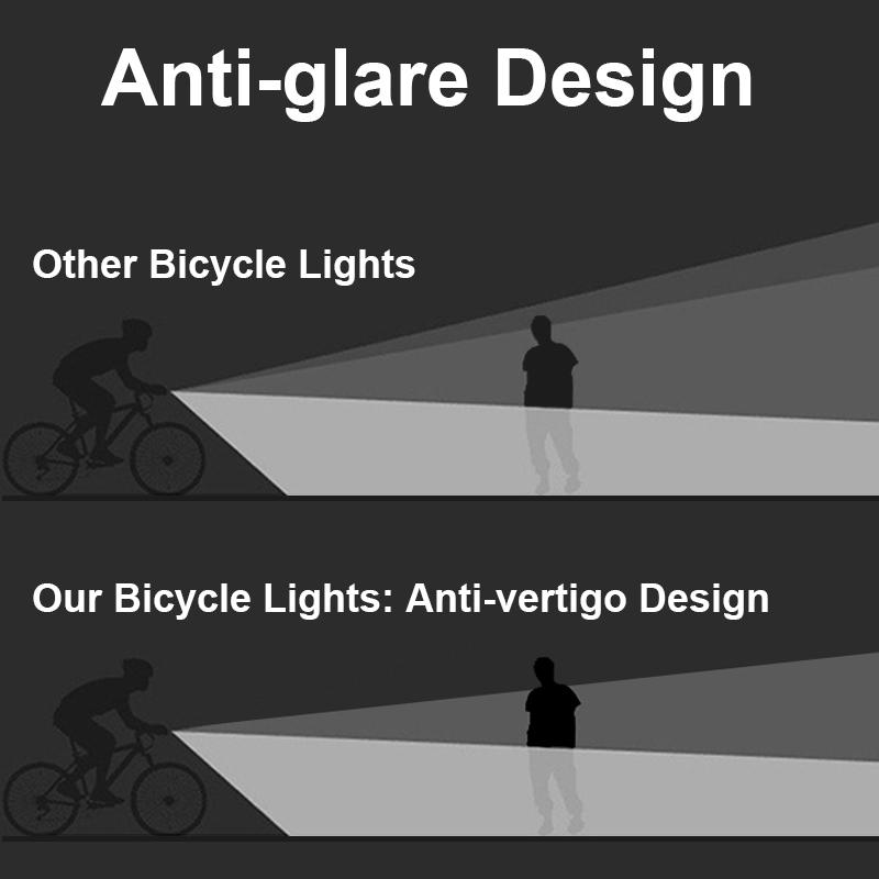 Luce per Bicicletta Anteriore 10000mAh Power Bank per Bici Torcia Impermeabile Ricarica USB Lampada per Ciclismo MTB Strada Accessori