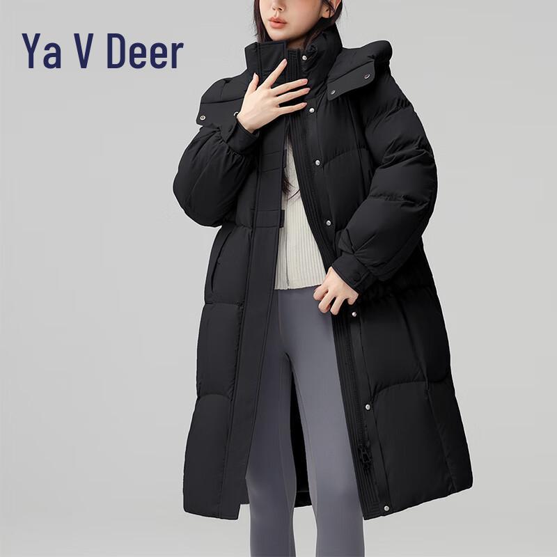 

Зимняя женская повседневная пуховая куртка Yalu с капюшоном свободного кроя 2XL