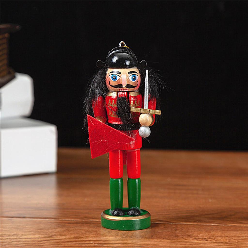 Christmas Nutcracker 6 Pieces Christmas Tree Pendants Nutcracker Figurines Home Decor For Festival Desk Office Kitchen Tree