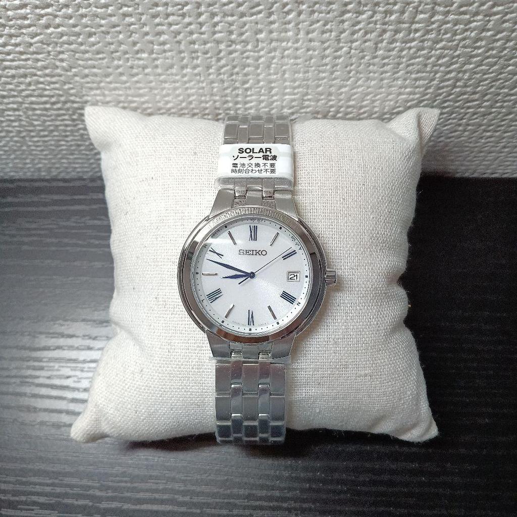 [USED] SEIKO Solar Radio-Controlled Wristwatch SBTM281, a rare discontinued item