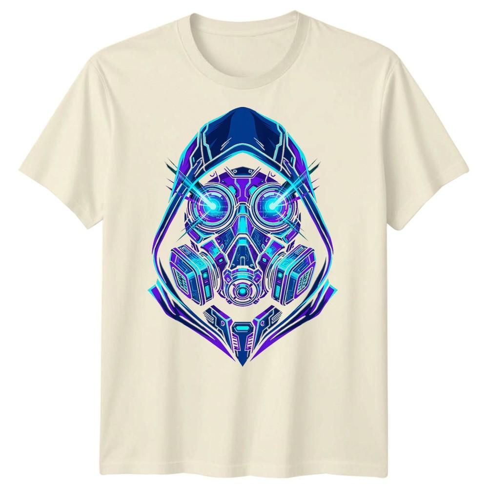 Gasmask Horror Unisexs T Shirt Toxic Mask Reaper Monster Air Graphic Tee