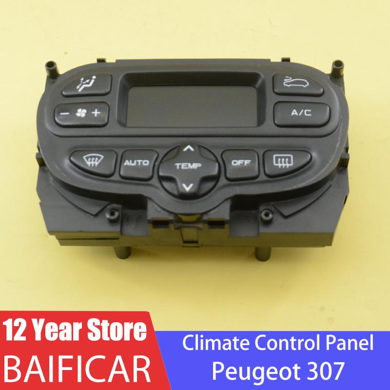 Baificar Used Second Hand Automatic Heater Climate Control Panel 96527144XT For Peugeot 307 Citroen Xsara Picasso 2001-2005