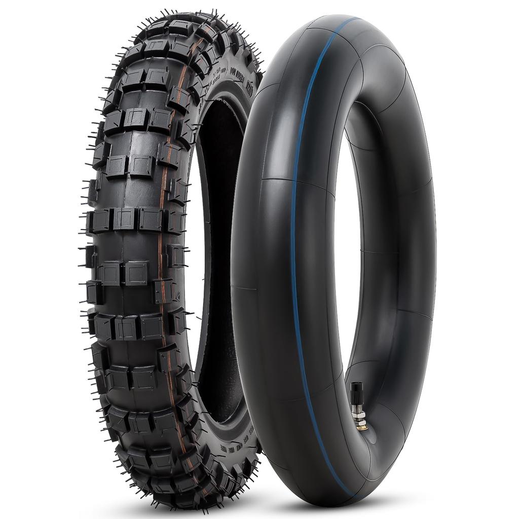 PaoWin 33J Motorcycle Tire Tube with Thick Wall and TR4 Motorcycle Motorcycle Motorcycle 2.50-10 Tire, TT, 2.50-10 Tire, 2.50-10 + 2.50/2.75-10 Valve,