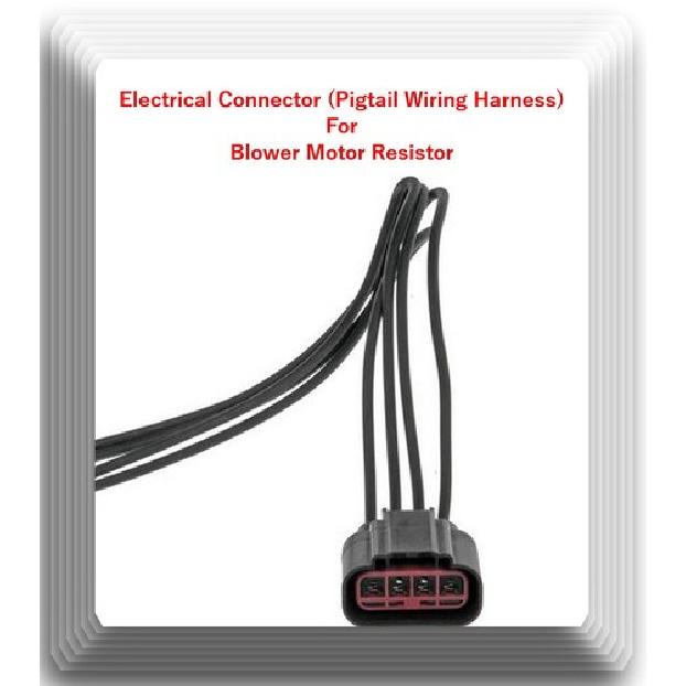 4 Wires Female Electrical Connector of Blower Motor Resistor Fits: Ford Lincoln