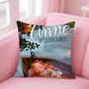 Anne of GGreen Gables Cushion Cover Linen Pillowcase Cover Soft Decor for Sofa Home Room