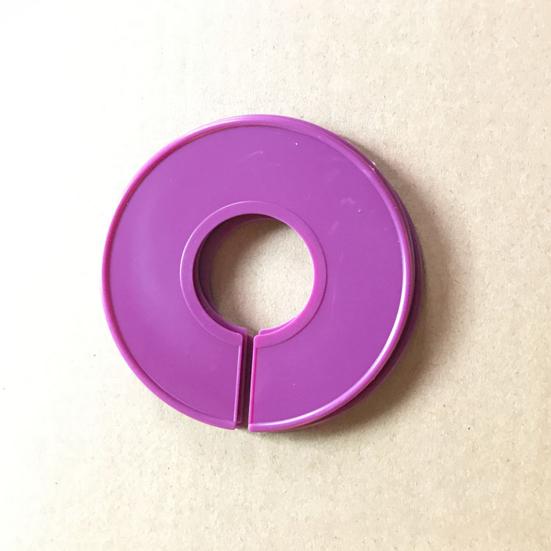 10Pcs Closet Divider Reusable Smooth Surface Plastic Round Clothing Size Hanger Dividers Household Supplies