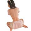 Sexy Lingerie Uniform Seduction Nurse Cosplay Sweet Perspective Top Sexy Pleated Skirt Split Suit Sao