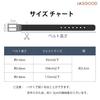 [JASGOOD] Men's Leather Belt, BusinessCasual, 33mm Wide, Pin Type