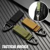 Durable Nylon Webbing EDC Equipment Keychain Carabiners Hang Buckle Strap Belt Clips
