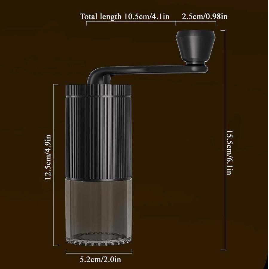 Coffeebean Manual Coffee Grinder Bearing Adjustable Ceramic Grinding Core Professional Hand Crank Coffee Grinder CoffeeBean