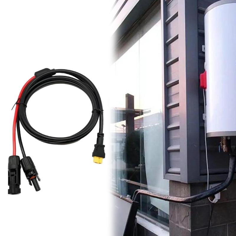 Solar Extension Cord 16AWG Solar Connector to XT60 Cable 5ft Solar to XT60 Female Extension Cable Easy to Use