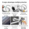 MEJUE Stainless Steel Universal Water Supply Hose