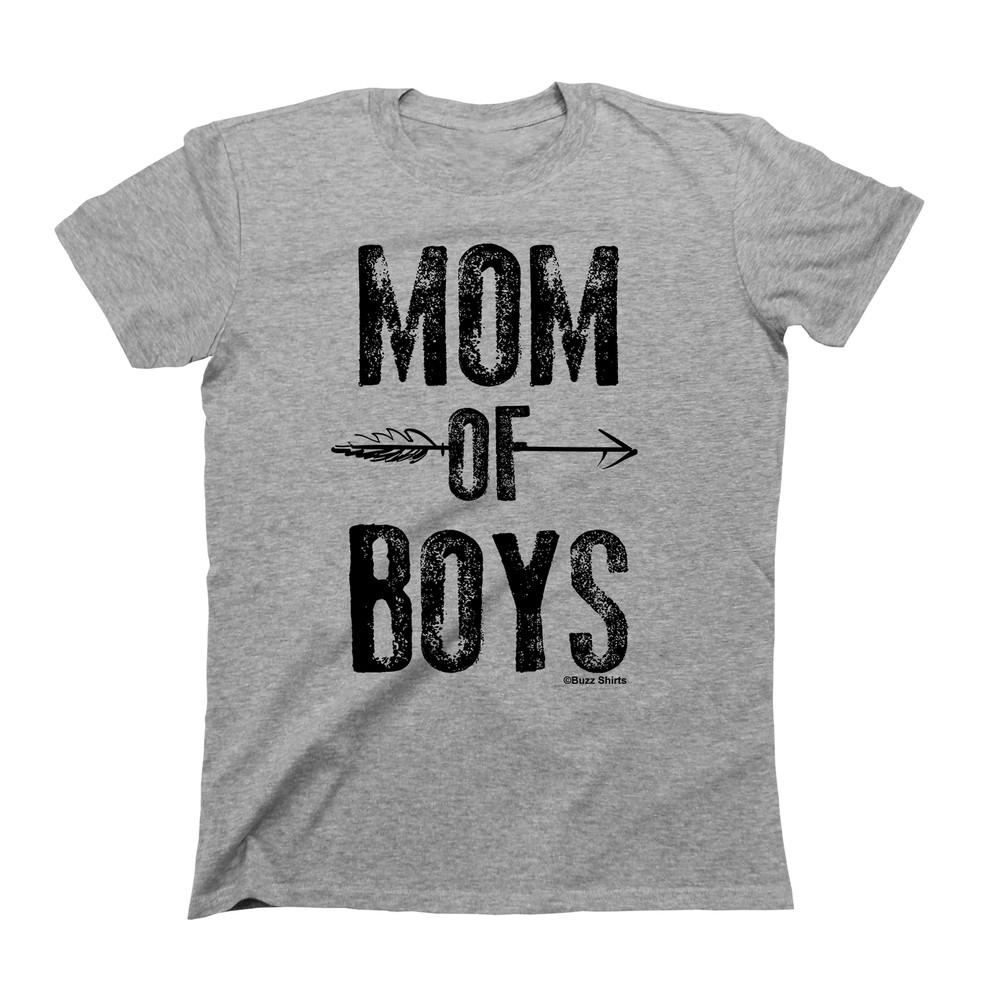 

Женская подарочная футболка для мамы MOM Of Boys Футболка Модный подарок для мамы Мам M