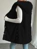 Double-Sided Plush Hooded Cardigan Vest - Women's Autumn/Winter Fashion