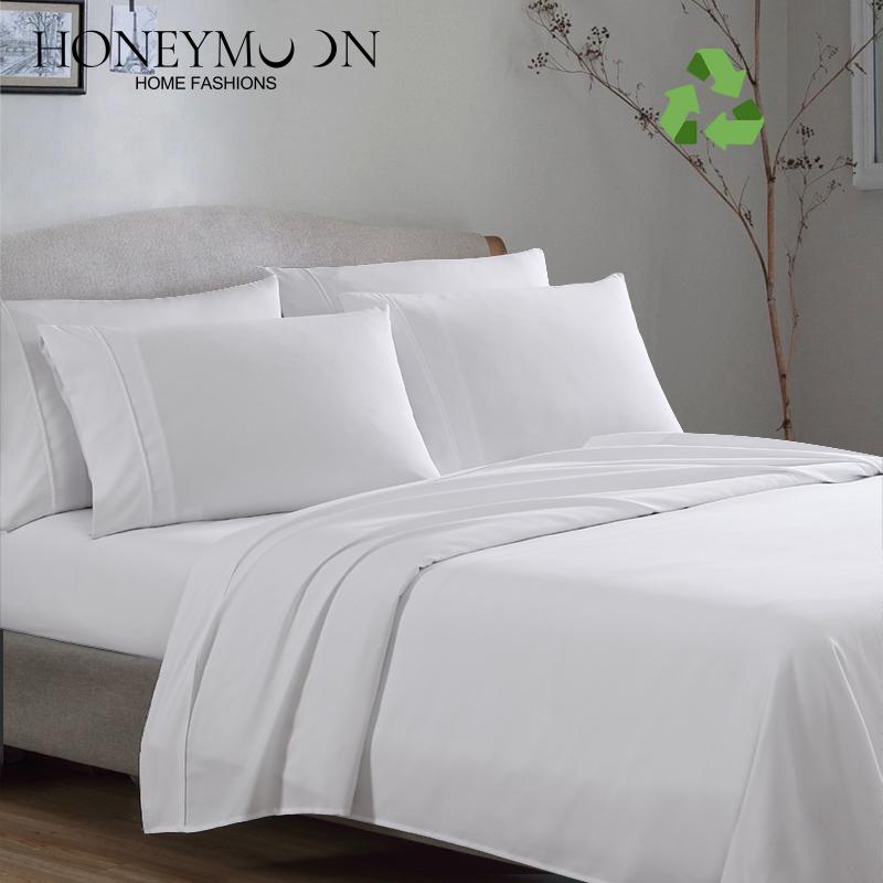 Hot Selling Bed Sheet Bedding Set Luxury Bed Cover Sheet Set Bed Sheet Bedding Set Made in China Fitted Bed Sheet&Full белый