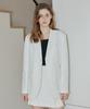 Yuppe Over Tweed Jacket_Ivory