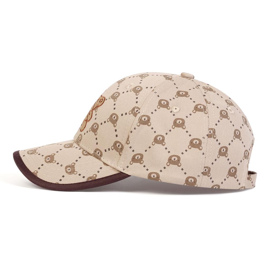 Children Little Bear Embroidery Fashion Baseball Hat Boys and Girls Cute Hats Outdoors Hiking Cap UV Protection Caps