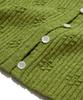 PENFIELD Round Neck Boucle Ribbed Flower Accent Short Sleeve Cardigan Green_Fs2Nj05F
