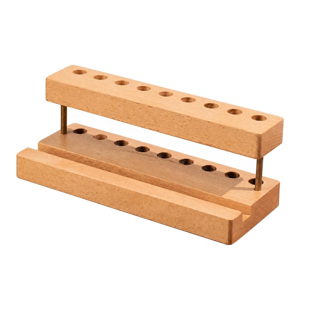 Multifunktionaler Holz-Stifthalter Kompakter Holz-Schreibtisch-Bleistifthalter Stabil