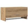 VidaXL Armoire en chêne artisanal 70x32,5x35 cm bois d'ingénierie, armoire de rangement, organisateur de garde-robe, 856619