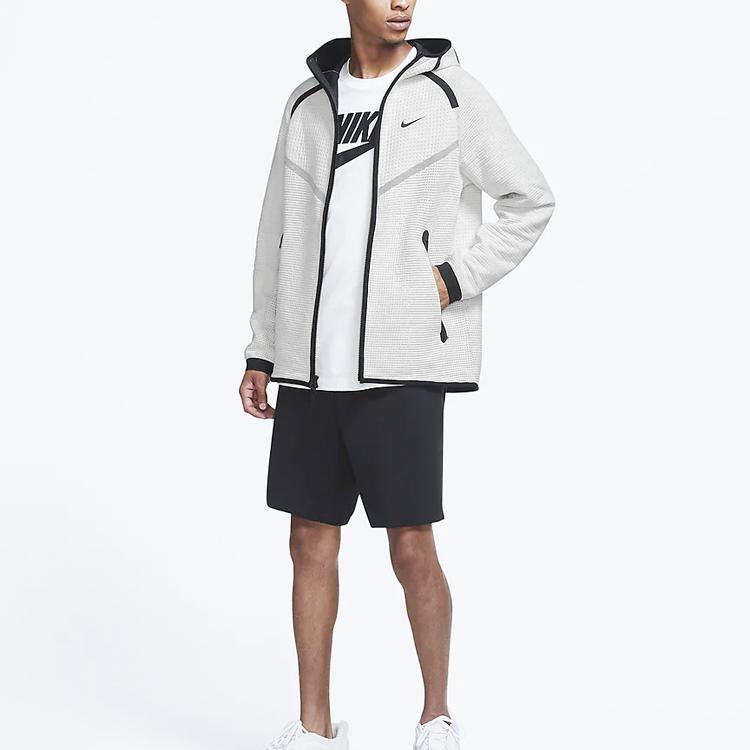 Nike Tech Pack Windrunner Zip-Up Hooded Jacket Men Jackets Light-Bone CU3599-072