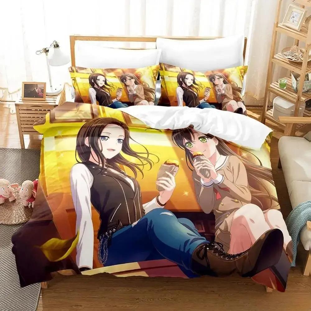 RAISE A SUILEN Bedding Set Cartoon Anime three-piece set Adult Kid Bedroom Duvet cover Sets 3D Print Kawaii Girls lit complet