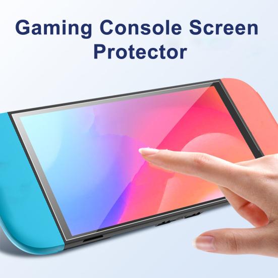 Yousheng Screen Protector for Nintendo Switch 2 Clear Anti-Scratch Touch Sensitive Bubble-Free Game Console Tempered Glass Screen Protective Film