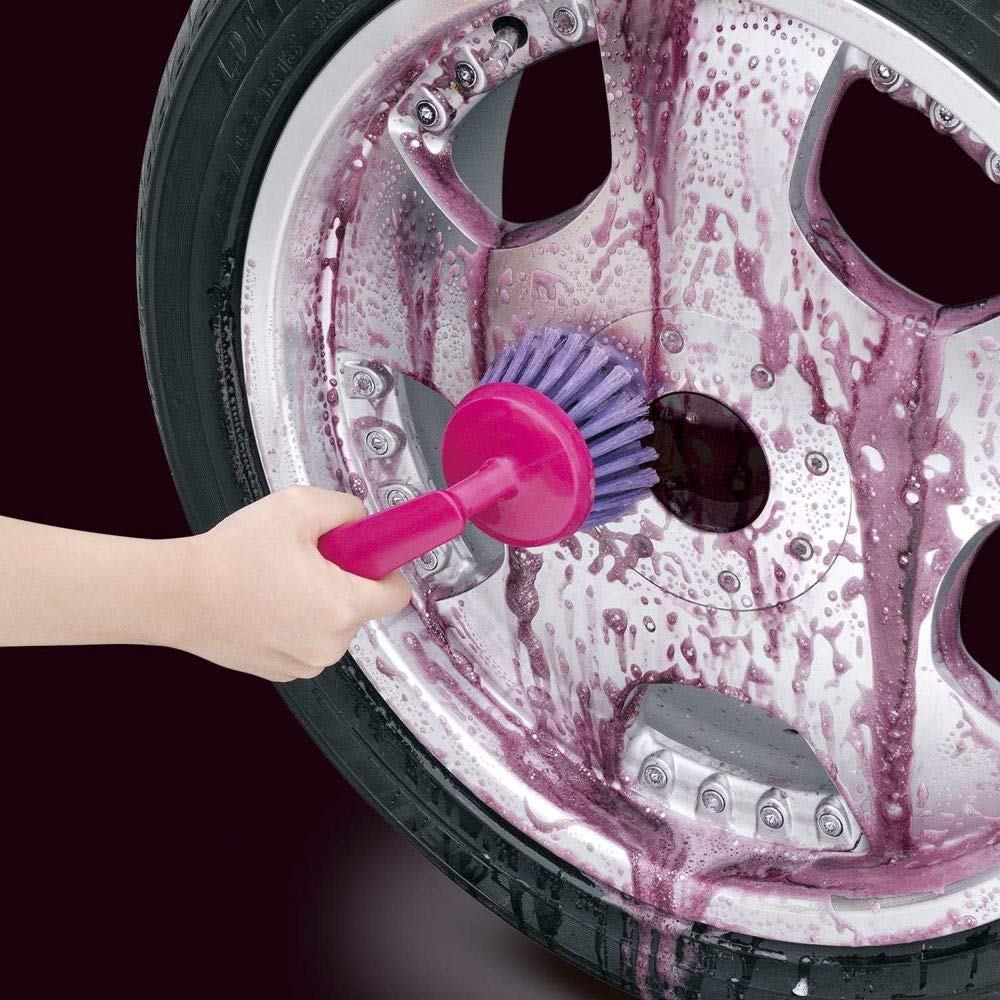 Carmate C155 Car Wheel Sponge, Purple Magic Circular