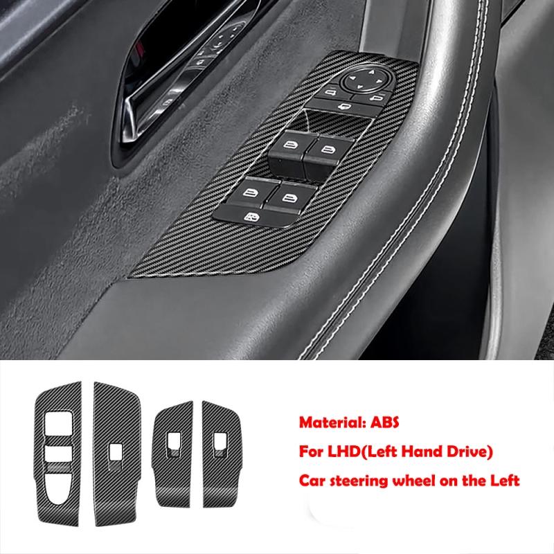 LHD RHD Для Mazda CX-60 CX-80 CX-90 2024 2025 ABS переключатель стеклоподъемника крышка стекла панель центральной консоли переключения передач For  CX-60 2022-2024