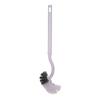 S-Shaped Wall-Mounted Curved Handle Toilet Brush for Multifunctional Cleaning