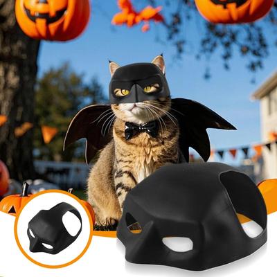 Kitten Vleermuis Masker Halloween Cosplay Masker Halloween Kattenmasker Vleermuis Stijl Kat Cosplay Masker Foto Prop Huisdier Kostuum Accessoire