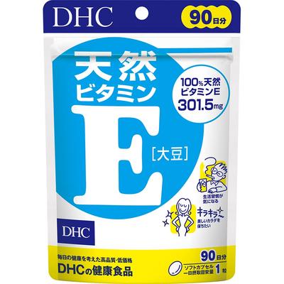 DHC Natural Vitamin E [Soy] 90-Day Supply (90 Capsules) Supplements